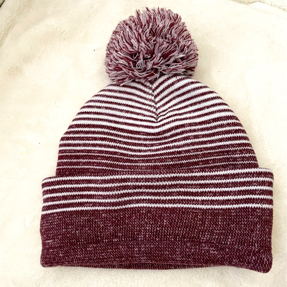 ASU☀️Beanie Arizona State University Sun Devils Sparky Fork ‘Em Knitted Hat - Picture 3 of 3